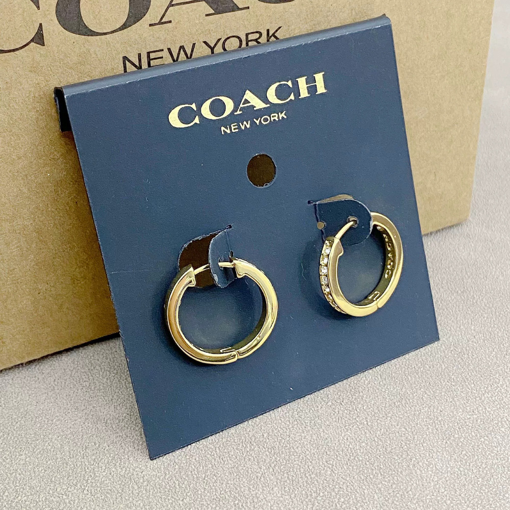 Coach Rhinestone Earrings - Picture 6 of 8
